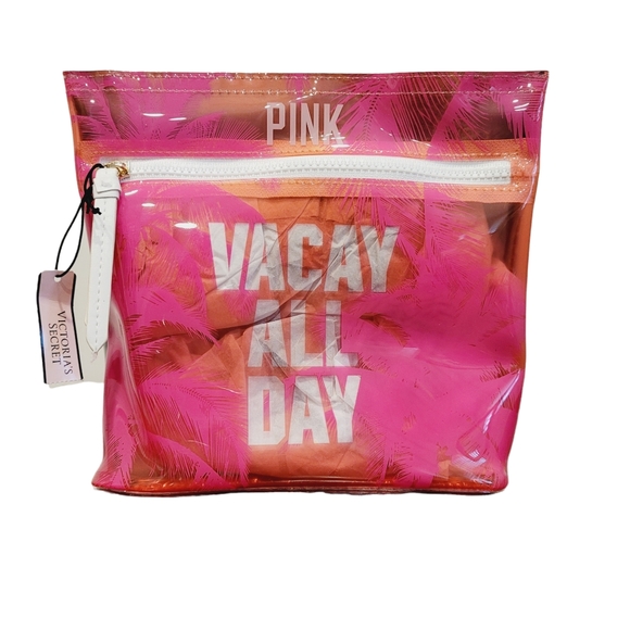 PINK Victoria's Secret Handbags - NEW PINK Victoria's Secret makeup travel bag pouch